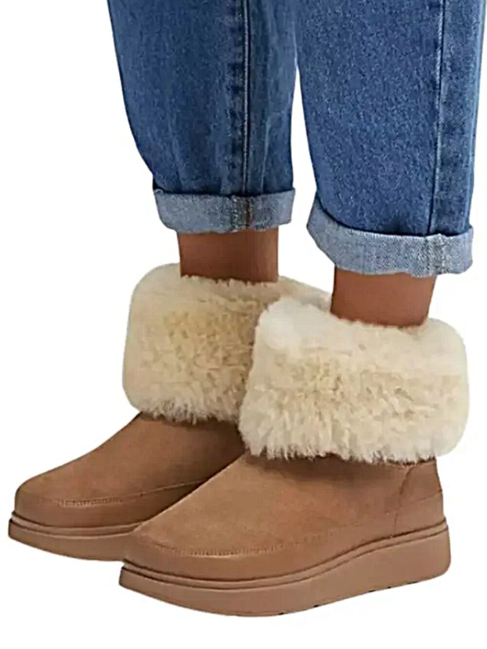 FITFLOP GEN-FF Short Double-Faced Shearling Boots